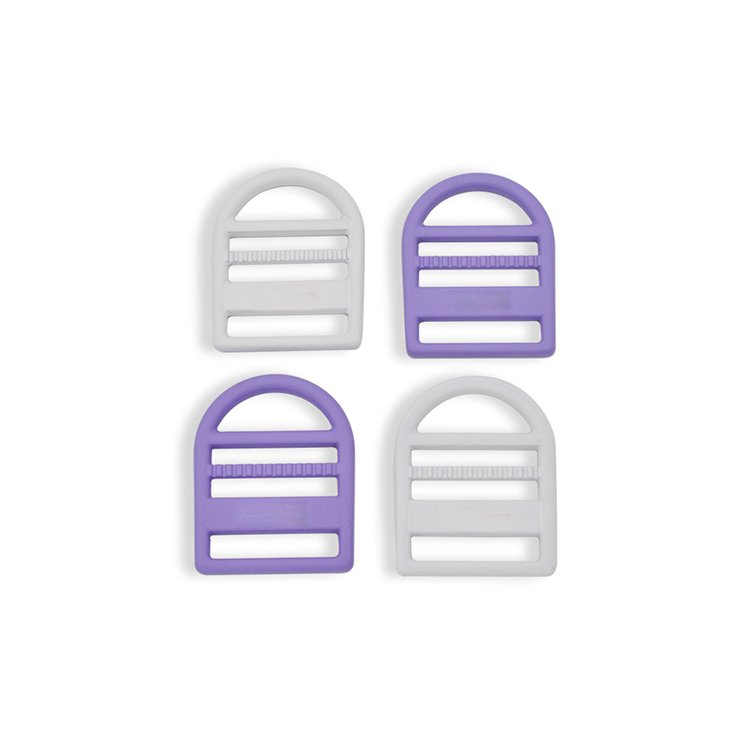 3 Hole Hardware Flat Metal Slide Buckle Belt Glide Adjustable Metal Alloy Slider Buckle