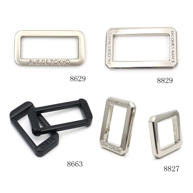Handbag Hardware Manufacture 19mm Strap Webbing Buckle Metal Square Buckle For Bags