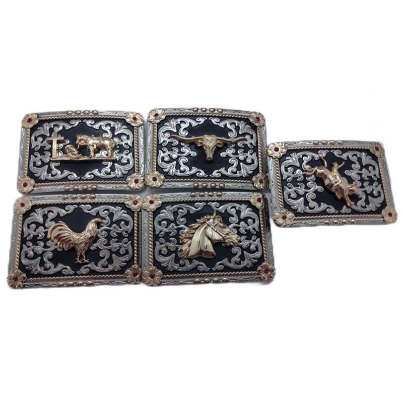 custom belt buckle western women antique gold metal real men's belt buckle accessories for male and female