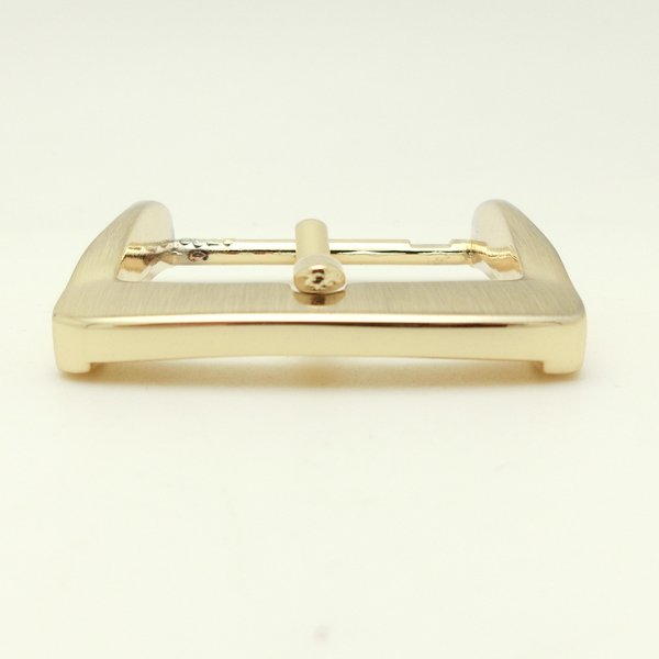 35mm Nice Polishing Shiny Gold Finished Metal Buckle For Belt Lady Men Custom Logo Pin Buckles Courroie Ceinture Accessoires