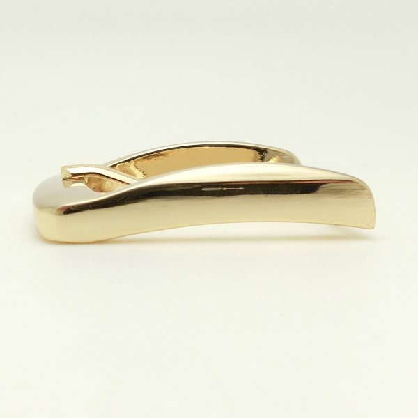 35mm Nice Polishing Shiny Gold Finished Metal Buckle For Belt Lady Men Custom Logo Pin Buckles Courroie Ceinture Accessoires