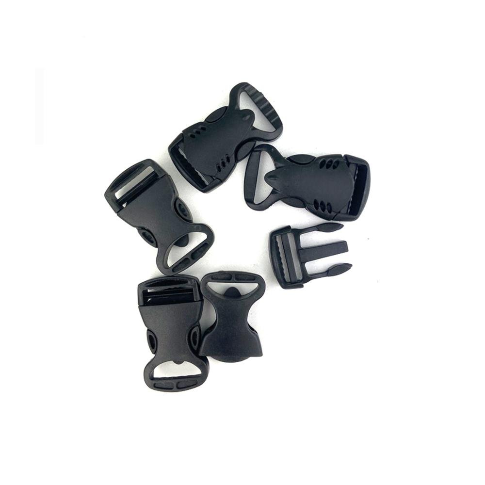 Plastic Black Buckles Safety Quick Side Release Width for Backpack Bags Bag Accessories Parts POM Buckles