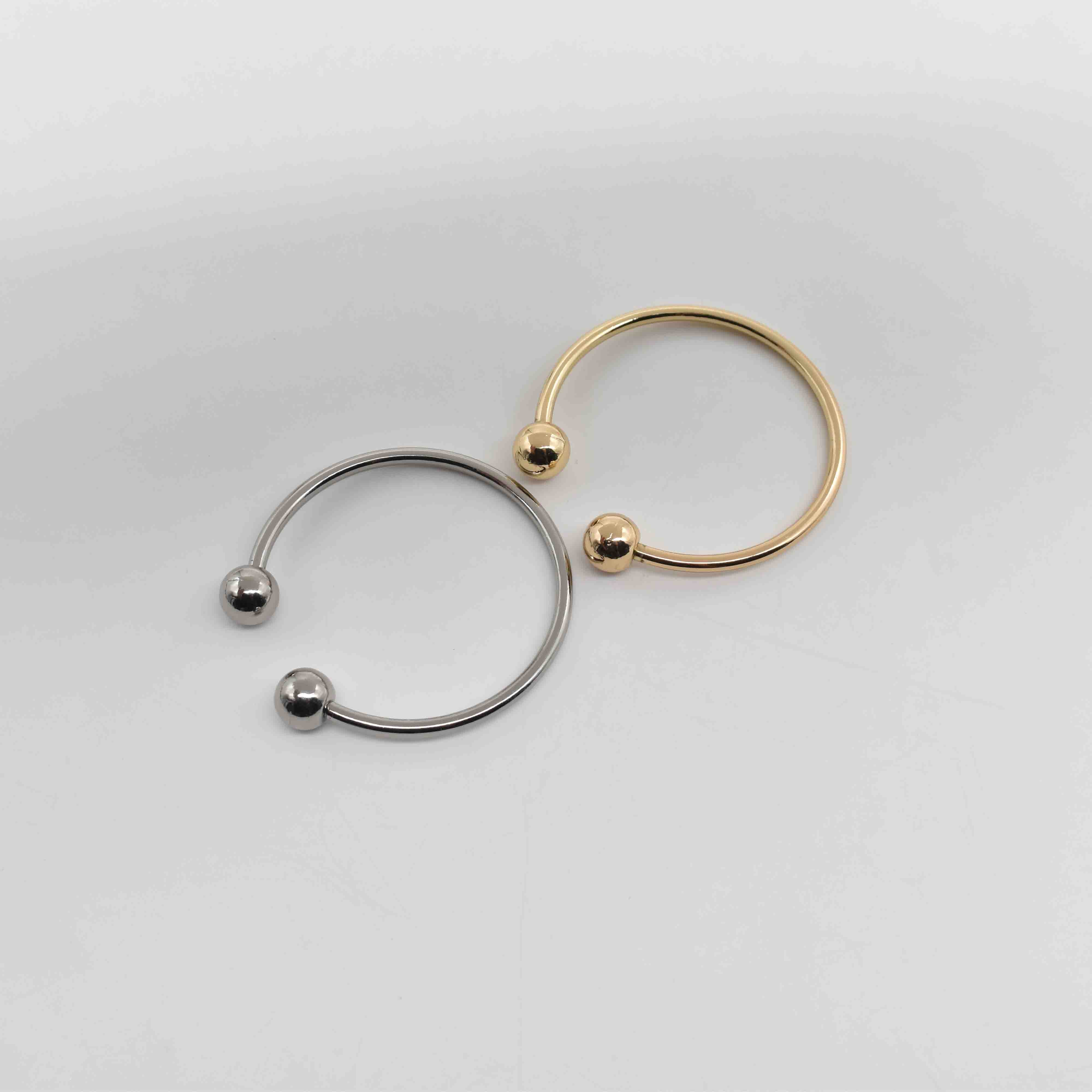 U-2-1 Hot-selling Wholesale Customize Zinc Alloy Swimwear Chains U Rings Water Resistance Buckle For Luxury Swimsuit/Bra/Bikini