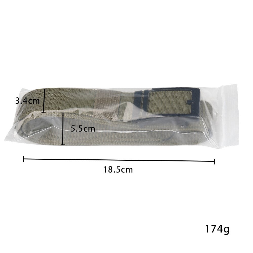 Outdoor Nylon Tactical Belt Adjustable Automatic Buckle Training Metal Buckle Duty Belt Webbing Jeans Casual Belts