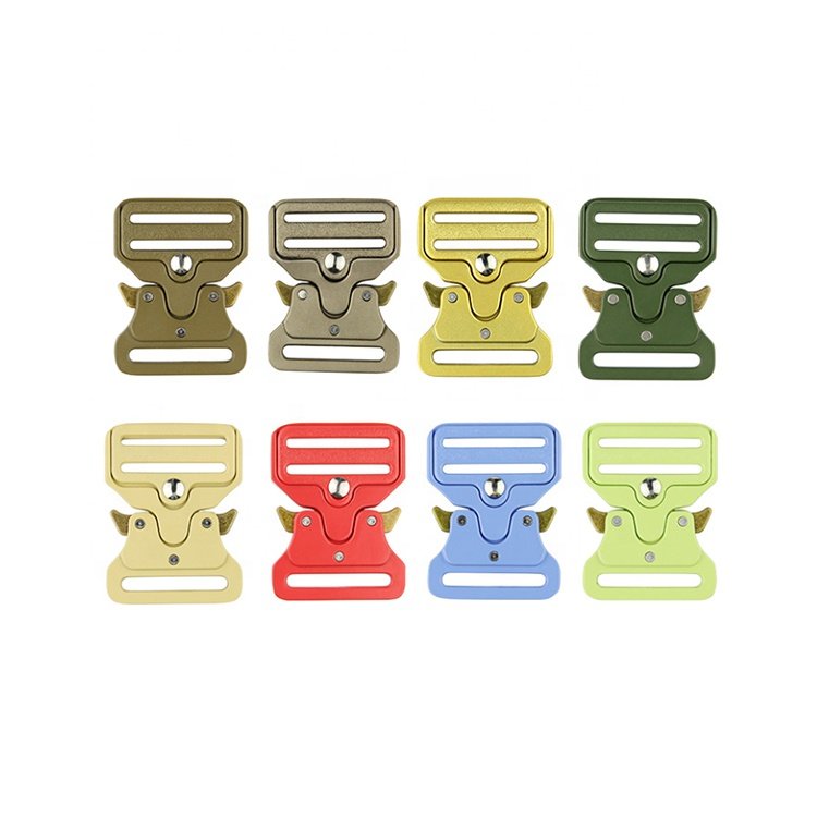 Automatic Quick Release Metal Shoes Buckle 38mm Zinc Alloy Tactical Buckle