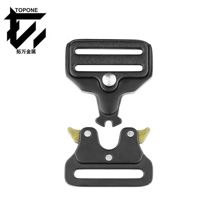 Automatic Quick Release Metal Shoes Buckle 38mm Zinc Alloy Tactical Buckle