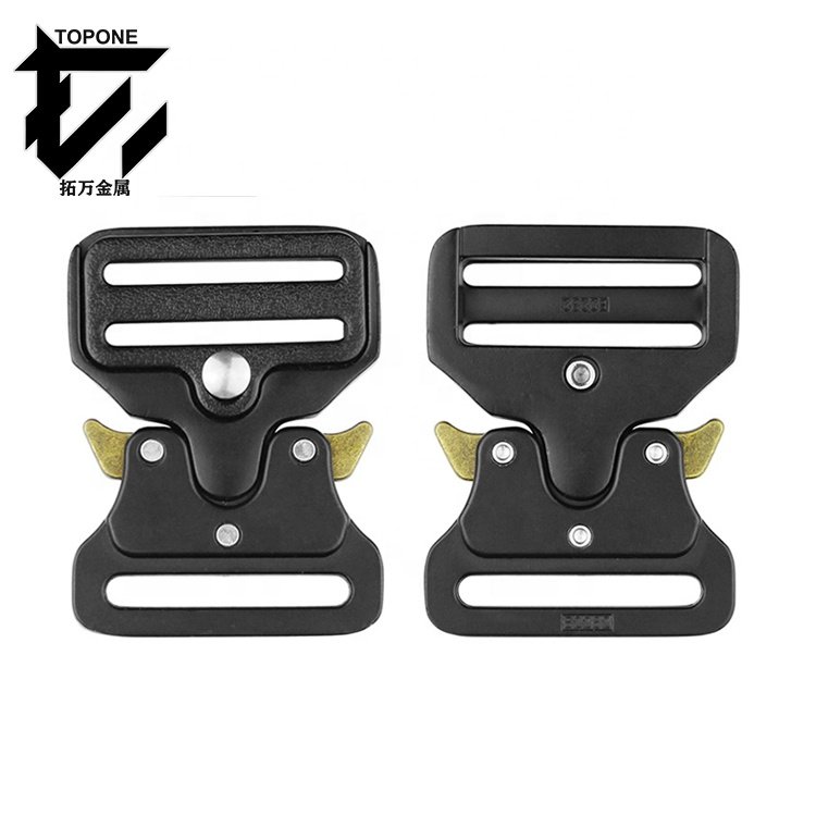 Automatic Quick Release Metal Shoes Buckle 38mm Zinc Alloy Tactical Buckle