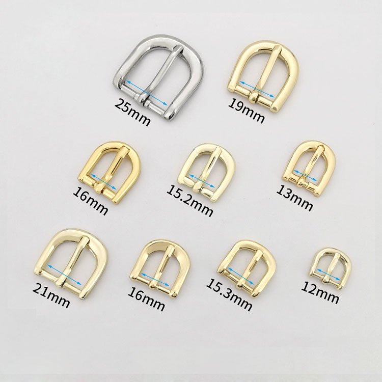 Wholesale various size cheap price bag accessories leather hardware metal belt buckles strap adjustable buckle
