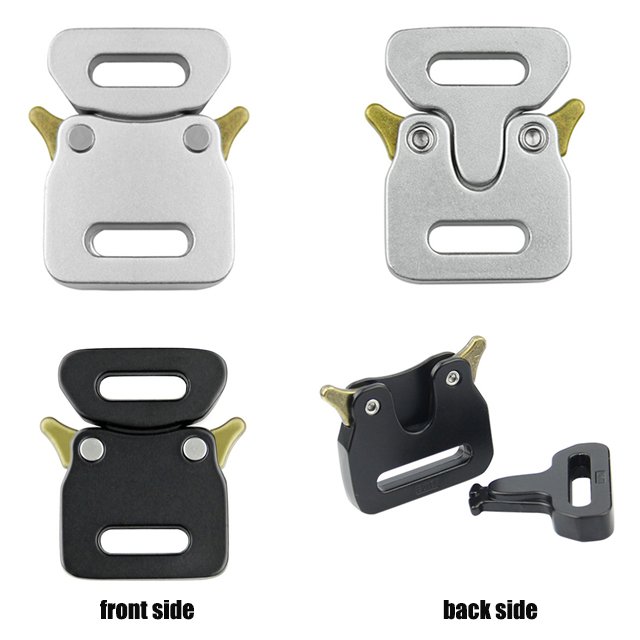 high quality 13mm metal buckles for leather bracelets 20mm Ornament & Bag Accessories Buckle adjustable metal buckle for cap