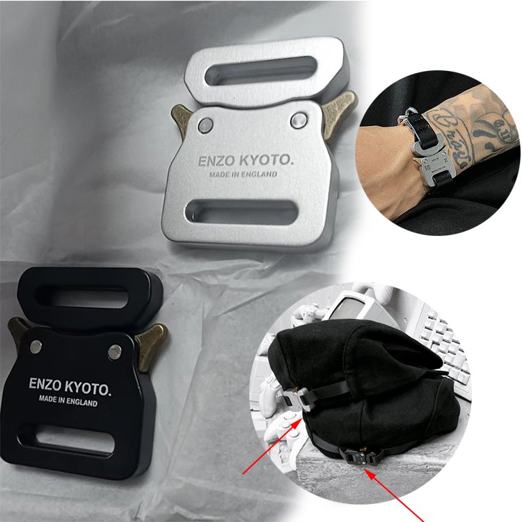 high quality 13mm metal buckles for leather bracelets 20mm Ornament & Bag Accessories Buckle adjustable metal buckle for cap