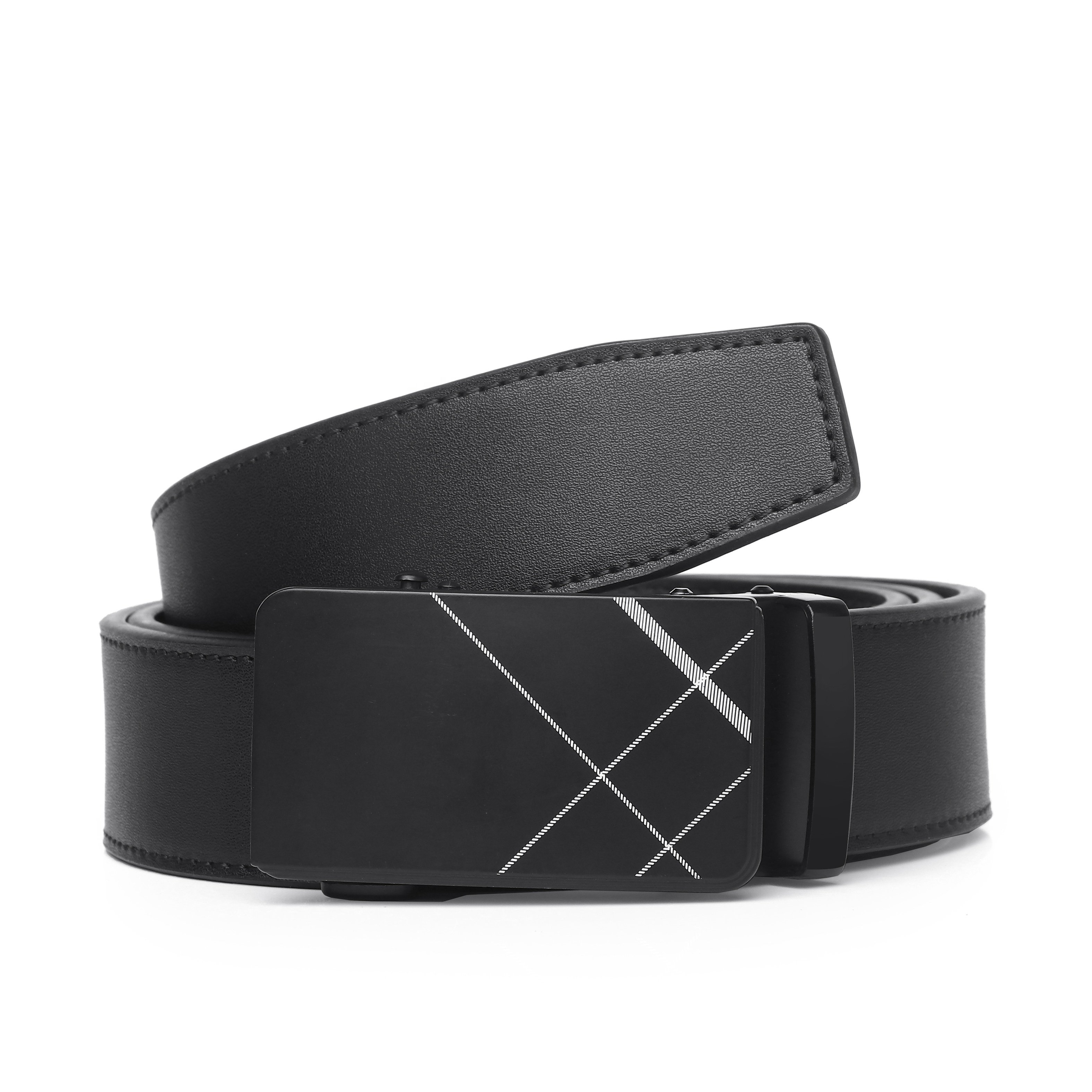 designer belt men Factory direct sales of the latest men's minimalist luxury high-end pure leather belt