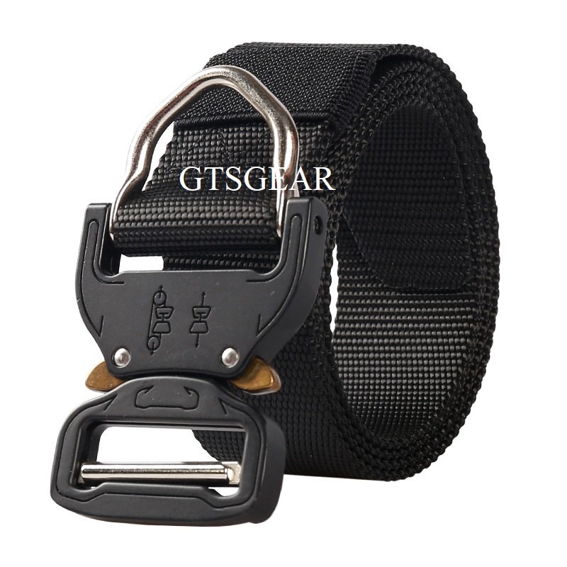 BL11 triangular plate tactical belt multifunctional men's alloy buckle nylon belt wholesale outdoor sports hiking