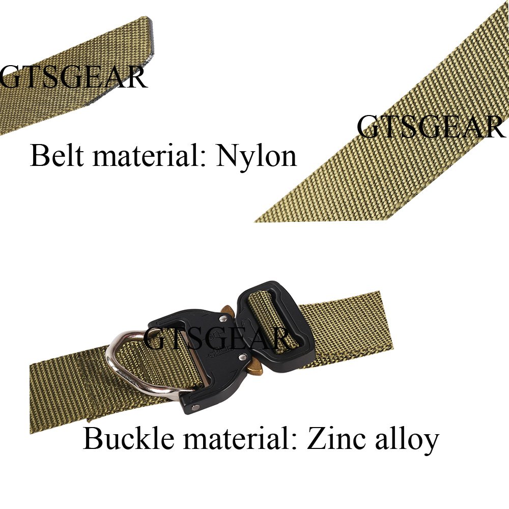 BL11 triangular plate tactical belt multifunctional men's alloy buckle nylon belt wholesale outdoor sports hiking
