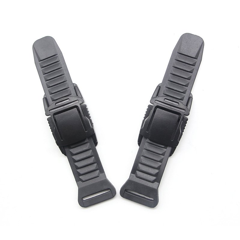 Custom Plastic Helmet Shell Belt Quick Release buckle Hat Bag Paracord Adjustment Accessory Dog Collar Sliding buckle Hardware