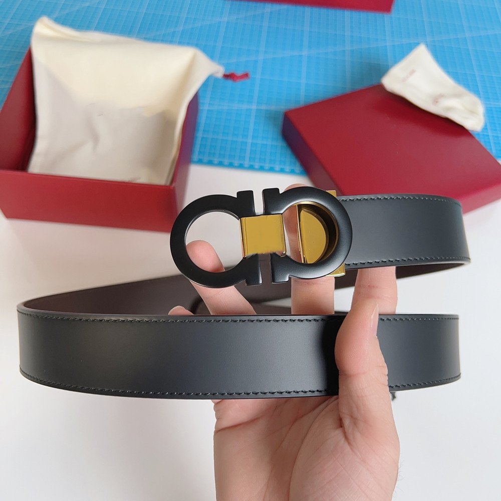 Men's hot saling classic letter buckle leather belt automatic buckle cowhide belt fashion trend brand designer business belt