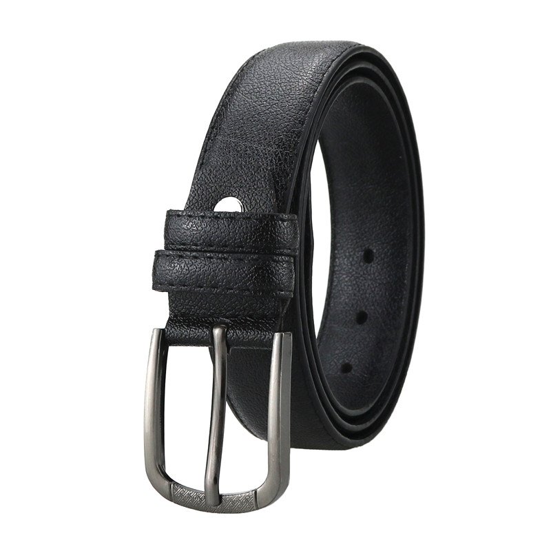 LQbelt 3.3CM Men PU Belt with Alloy Pin Buckle Custom Design Factory Hot ales Wholesale Fashion Belts Male