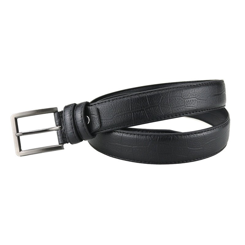 LQbelt 3.3CM Men PU Belt with Alloy Pin Buckle Custom Design Factory Hot ales Wholesale Fashion Belts Male