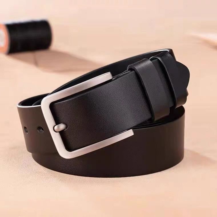 Factory Sale leisure business casual Pin Buckle Straps PU Leather Luxury Men Belt
