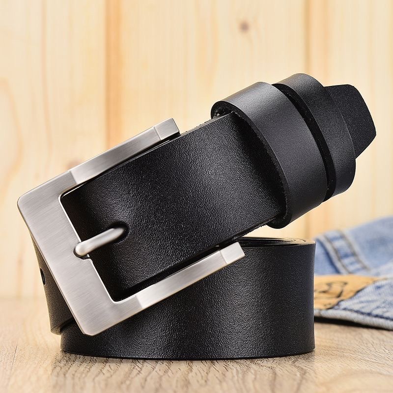 Factory Sale leisure business casual Pin Buckle Straps PU Leather Luxury Men Belt