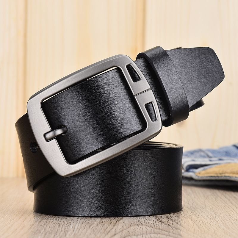Factory Sale leisure business casual Pin Buckle Straps PU Leather Luxury Men Belt
