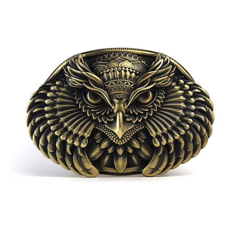 Wholesales Custom High Quality Blank Plate-Style Mini Seat Cowboy Solid 40mm Brass Metal Belt Buckles For Men
