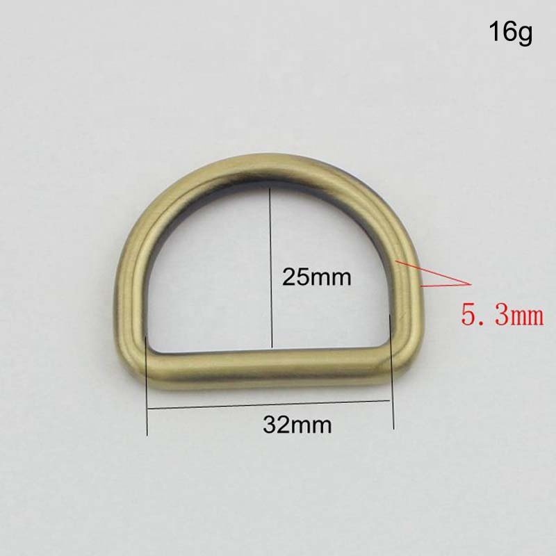 Nolvo World 32*25 mm 1.2" closed buckle shoulder strap buckle sandals D buckle luggage hardware accessories
