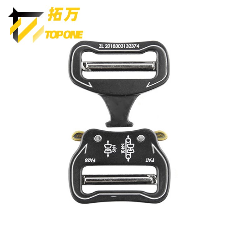 40MM Fashion Belt Buckle Heavy Duty Tactical Dog Collar Zinc Alloy Buckle with Customized Logo