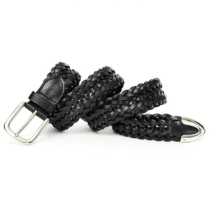 Wholesale Genuine Leather Belt with Alloy Buckle Handmade Braided Leather Belt for Women