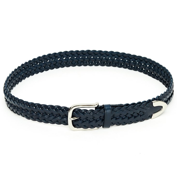 Wholesale Genuine Leather Belt with Alloy Buckle Handmade Braided Leather Belt for Women