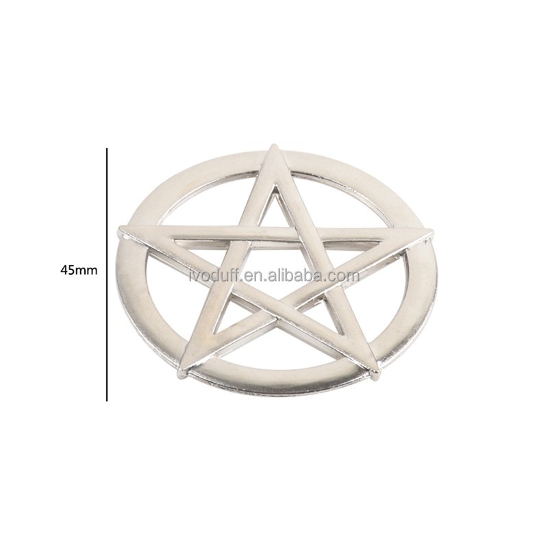 Factory Price Star-Shape Ring Belt Buckle Metal Star Strap Buckle Handbag Hardware