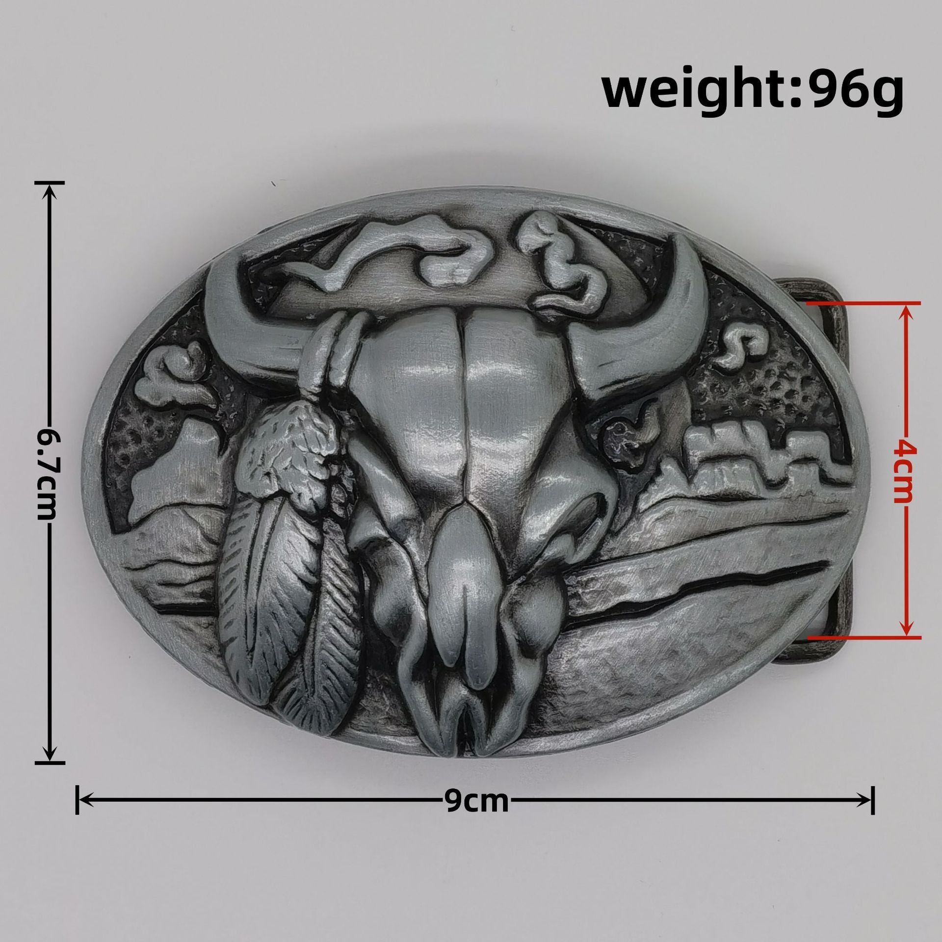 Western cowboy denim Zinc Alloy buckle belt bronze, retro, Suit 38mm inner diameter belt buckle Men women Jeans belt buckle