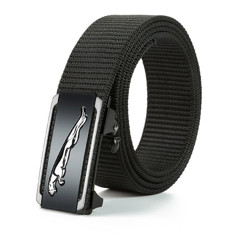 Clearance price men's toothless automatic buckle woven canvas belt belt casual versatile nylon outdoor belt