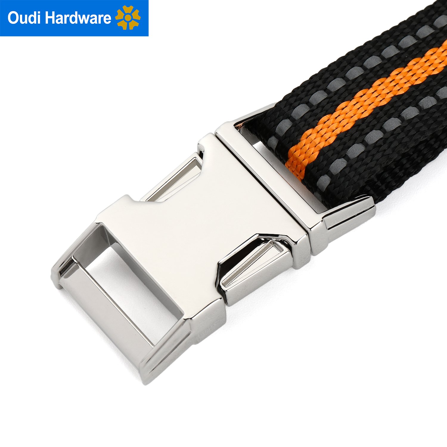 Adjustable Dog Collar Metal Buckle Curved Shape Metal Side Release Buckle Custom Belt Buckle For Pet Collars And Bag Strap
