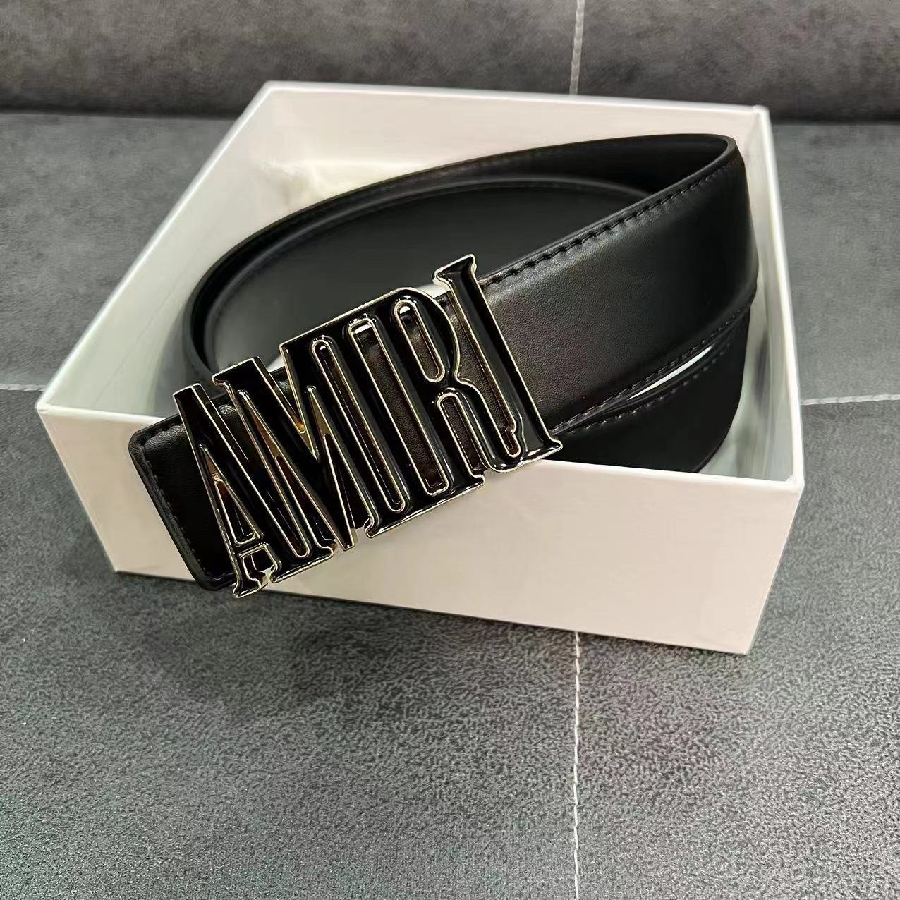 Wholesale (3.8cm wide 100-125cm long) belt buckle Designer brand belt for men