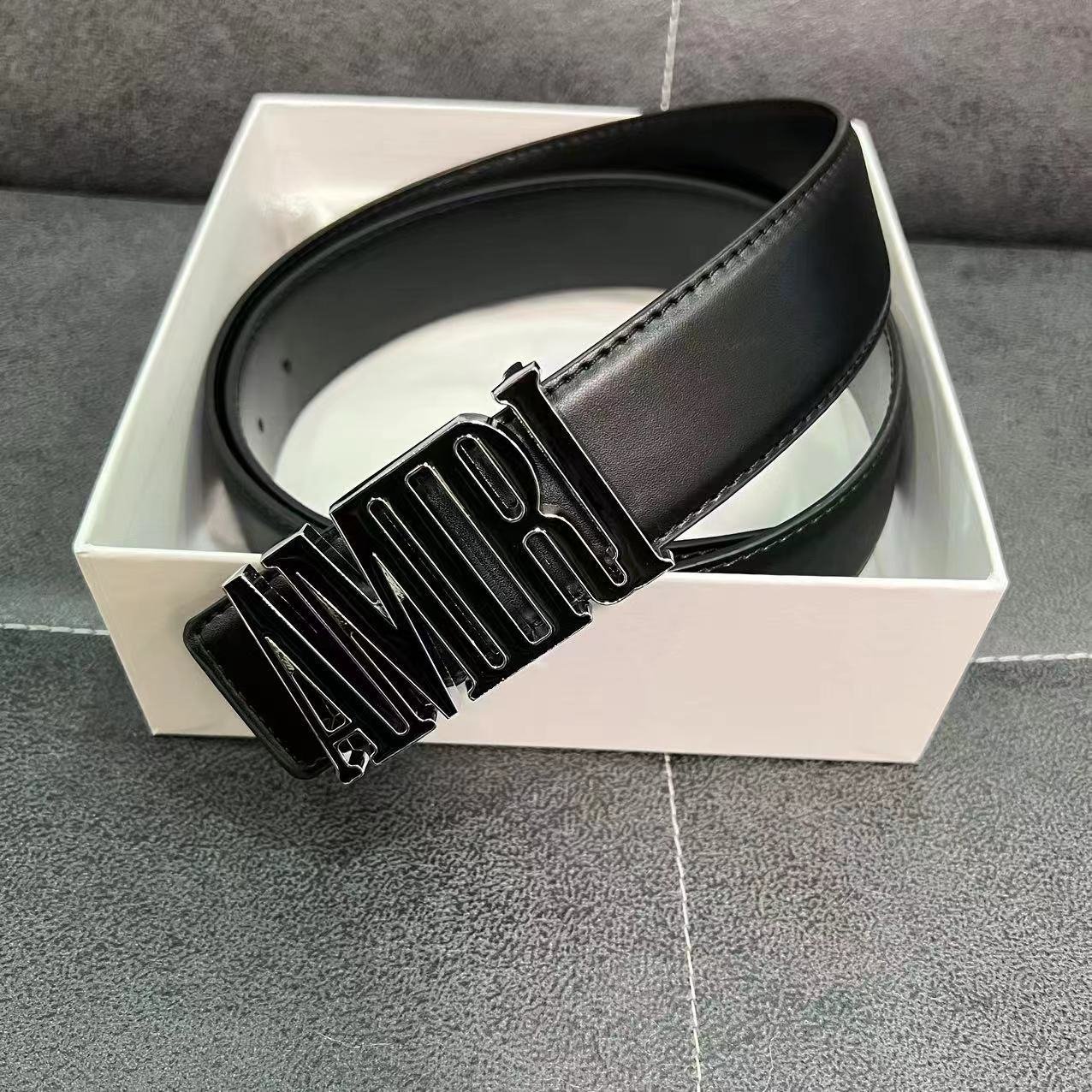 Wholesale (3.8cm wide 100-125cm long) belt buckle Designer brand belt for men