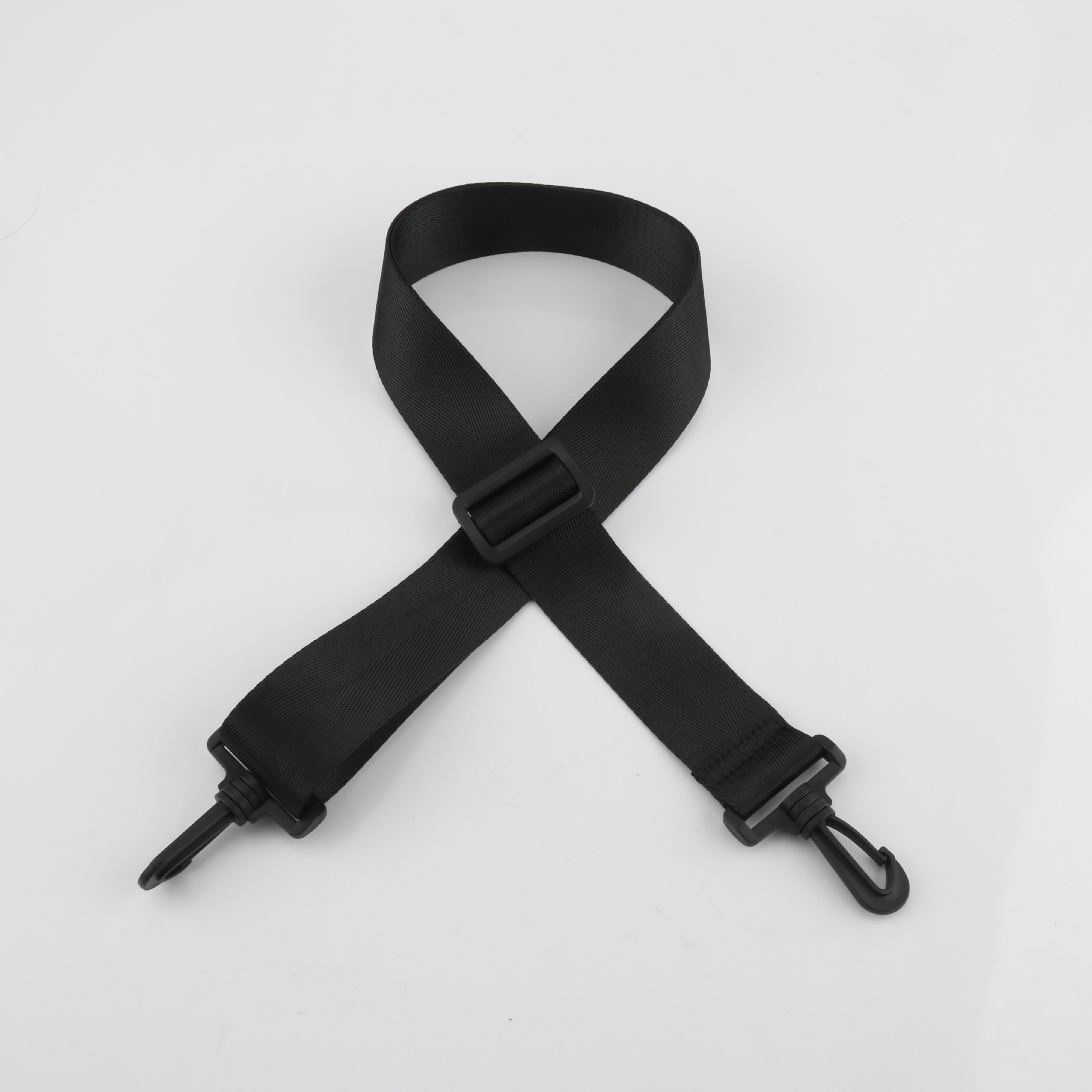 Adjustable bag straps Solid White All-in-one women's shoulder bag Crossbody bag Plastic buckle 3.8cm shoulder strap