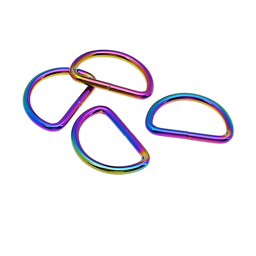 Dee Rings D-Ring Metal Buckle Semi-Circular D Rings For DIY Hardware Bag Parts Accessories