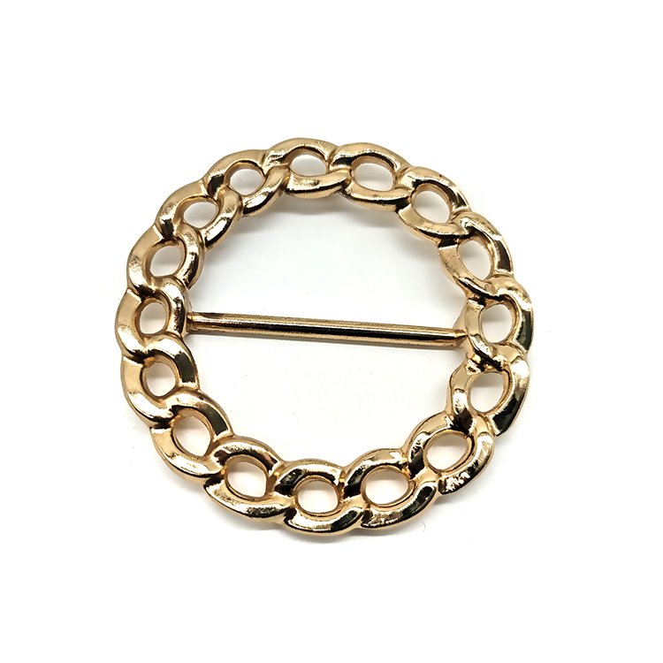 Wholesale Clothes Accessories Customized Round Belt Buckle New Design Decorative Rhinestone Belt Buckle For Wedding Dress