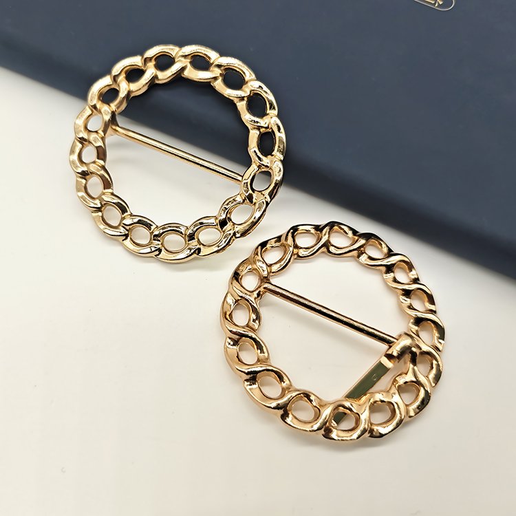 Wholesale Clothes Accessories Customized Round Belt Buckle New Design Decorative Rhinestone Belt Buckle For Wedding Dress