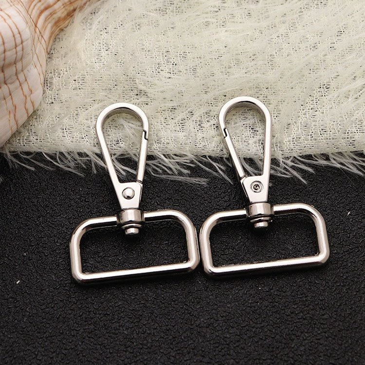Handbag Hardware Accessories Bag Strap Dog Buckle Clasp Metal Snap Hook Swivel Lobster Hook for bag