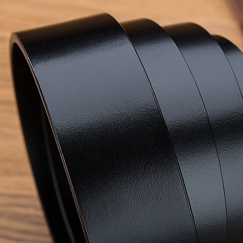 Genuine Leather Automatic Buckle Belt Mens Automatic Belts For Men top layer cowhide leather belt