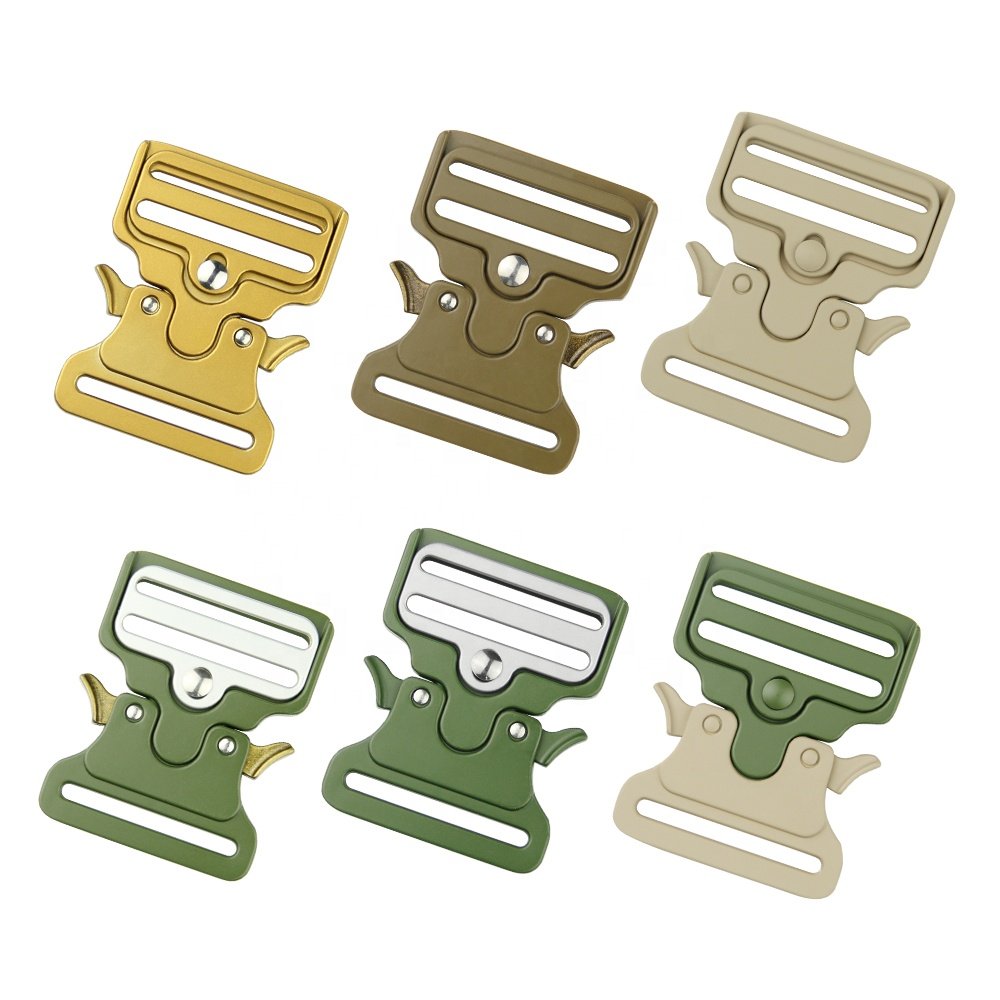 heavy duty custom color firefighter 50mm belt buckle 2inch tactical buckle custom logo belt buckle