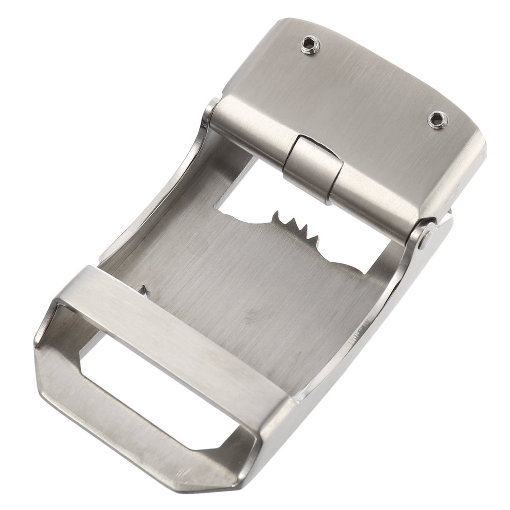 Custom Logo Stainless Steel Automatic Belt Buckle LY36-61402