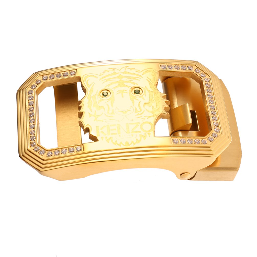 Custom Logo Stainless Steel Automatic Belt Buckle LY36-61402