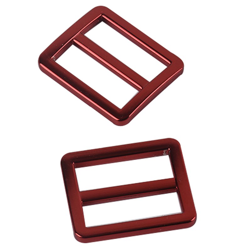 Hot sale 25mm flat wire adjustable buckle strap metal flat adjustable slider belt buckle for bags