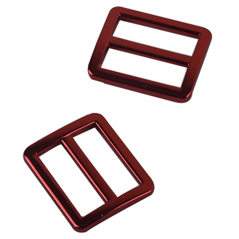 Hot sale 25mm flat wire adjustable buckle strap metal flat adjustable slider belt buckle for bags