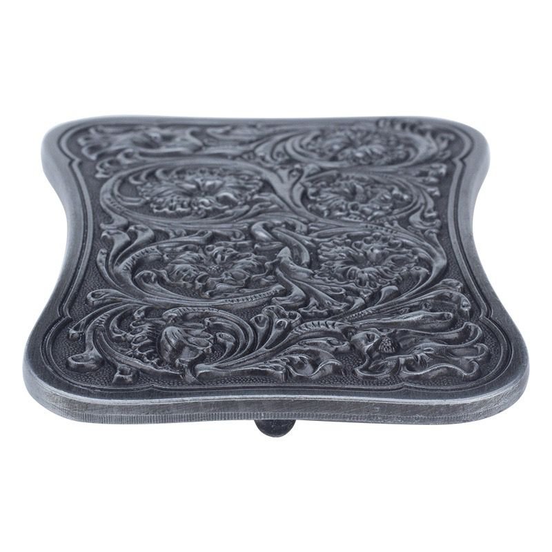 Ready to Ship Western Belt Buckles Bone Shape Floral Men Cowboy Antique Colors Buckles