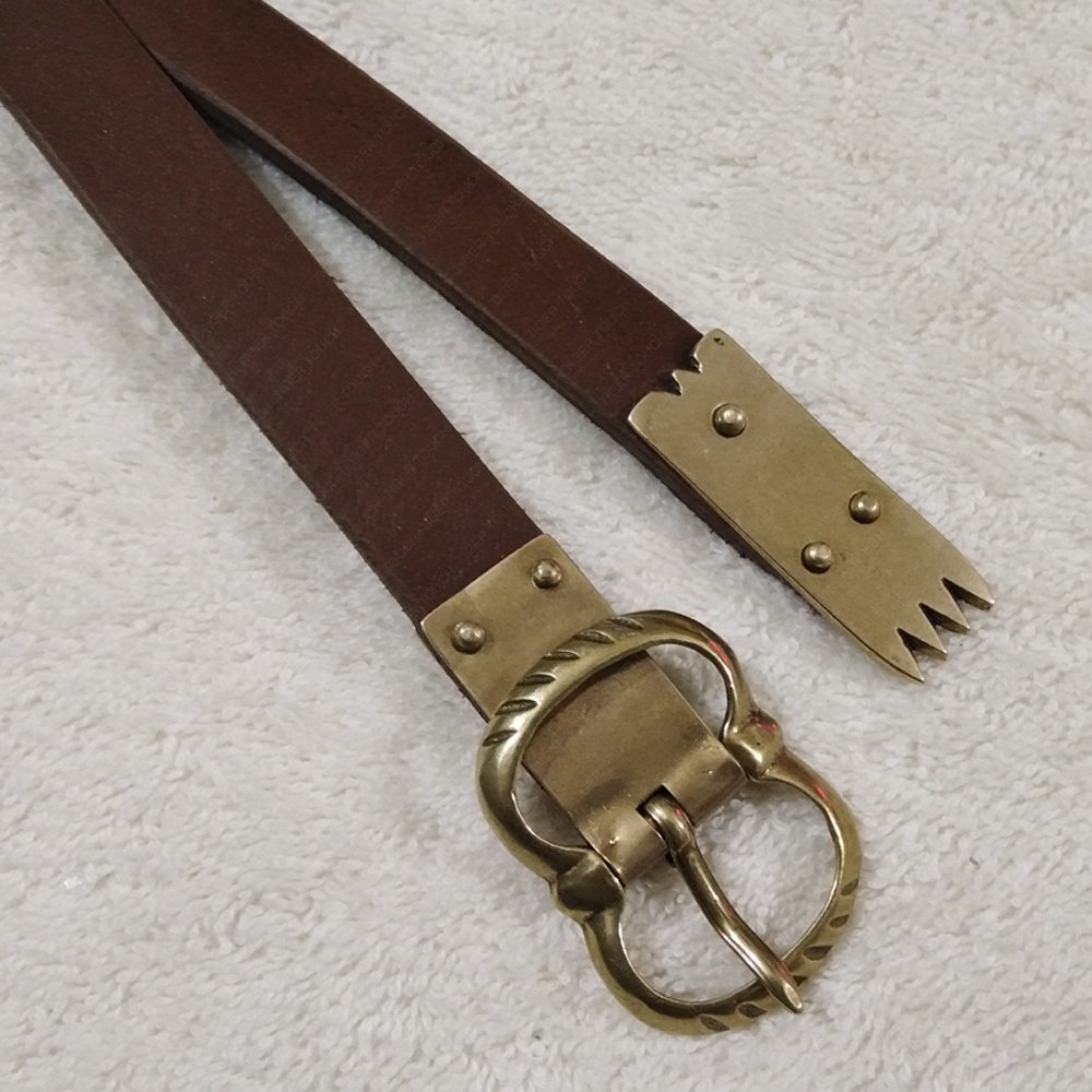 Medieval belt with bronze buckle Fifteen Medieval French Buckles Medieval belt with bronze cast buckle