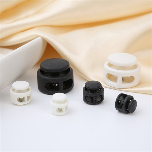 SAS Plastic Spring Cord Lock End Toggle Clip Stopper Buckle Shoelace Clamp Garments Backpacks Paracord Drawstring Accessories