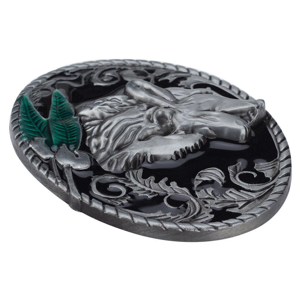 wolf zinc alloy belt buckle western cowboy belt buckle for men